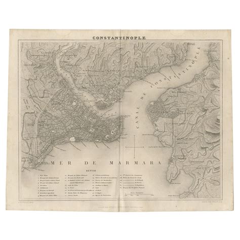Antique Map of Modern-Day Armenia, Iran, Iraq, Syria, Israel and Surroundings For Sale at 1stDibs