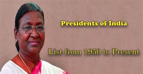 Presidents of India: A List from 1950 to Present, Historic Overview ...