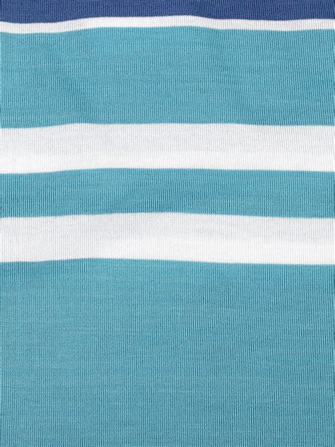 Stripes Polo T-Shirt for Men - Teal, Blue & White – American Crew Store