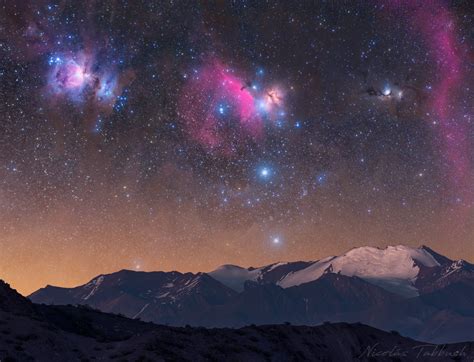 Orion over Argentine Mountains : r/spaceporn