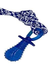 Buy PETS EMPIRE Pet Products TPR Pacifier with Cotton Rope Chew Toy Dog ...