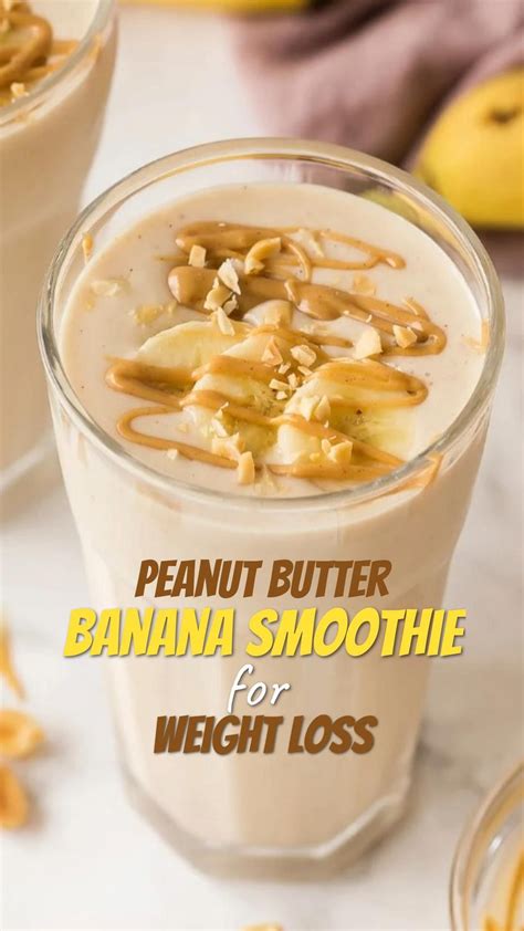 Peanut butter banana smoothie recipe – Artofit