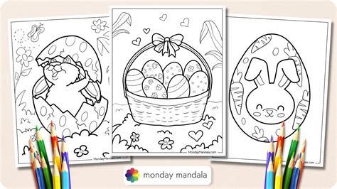 43 Easter Egg Coloring Pages (Free PDF Printables)