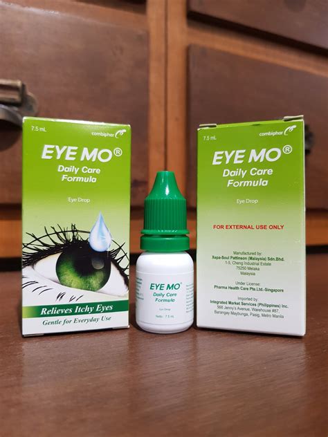 Boric Acid (EYE MO) Daily Care Formula, Green, 7.5mL Eye drops – Meds for All