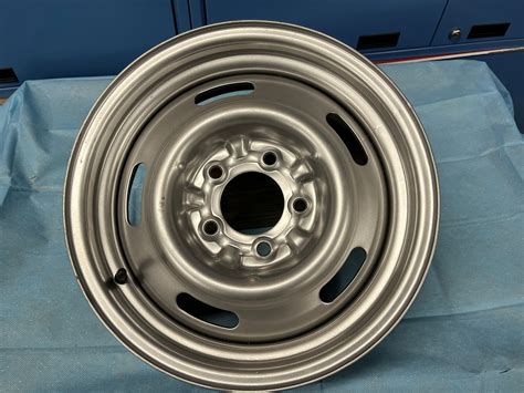 FS (For Sale) NEW (4) 15x6 Chevy Rally Wheels | 5x4.75" bolt | 4.00" backspace | Powder Coated ...