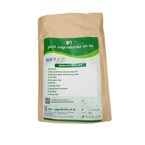 Portable and Comprehensive Hospital Mercury Spill Management Kit with ...