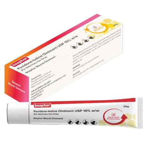 Beaphar Povidone Iodine Ointment – Fast Wound Healing for Pets | Supertails