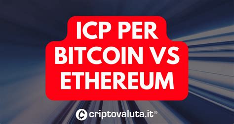 Scambiare Bitcoin con Ethereum? La soluzione di Internet Computer ...