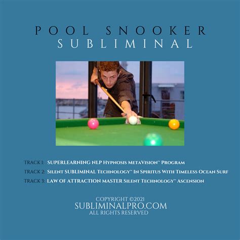 Image result for Subliminal Program for Pool Players