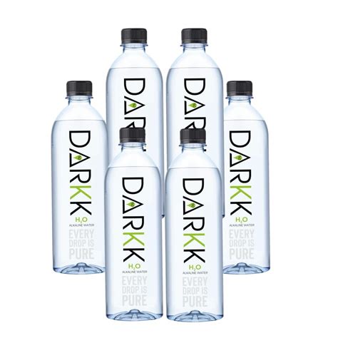 Darkk Alkaline Drink 9+ pH 500ml Pack of 6, Natural Hydration and ...