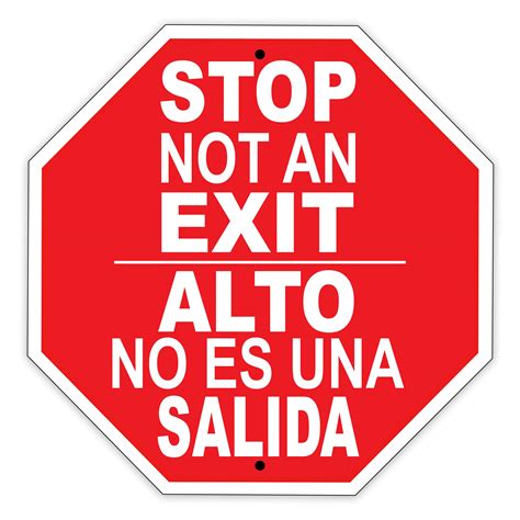 Stop Sign Image In Spanish