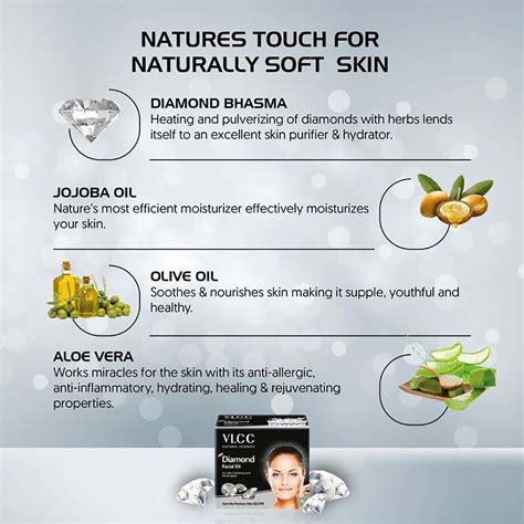 Buy VLCC DIAMOND SINGLE FACIAL KIT FOR SKIN POLISHING & PURIFICATION ...