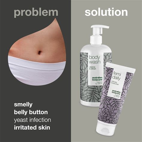 Care kit for a smelly belly button due to belly button yeast infection