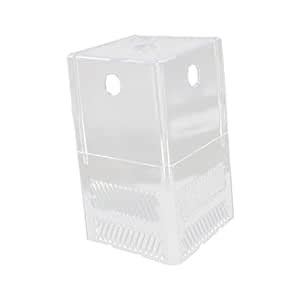 FABLOFT® Aquarium Tank Filter Box Corner Mount Acrylic Overflow Box ...