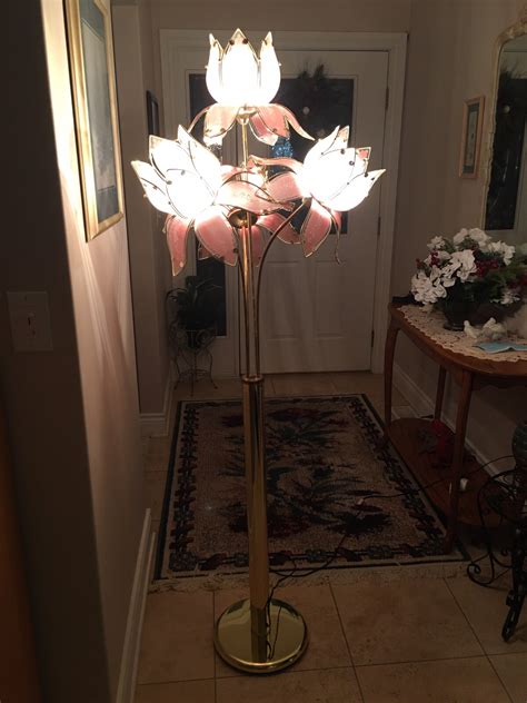 Vintage Flower Floor Lamp at Kathleen Flores blog