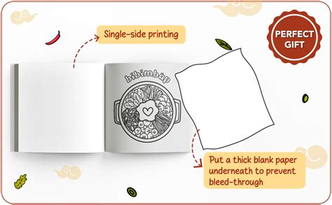 Buy Asian Foods Colouring Book For All Ages, Bold and Easy Designs ...