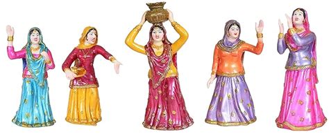Buy BS Handicrafts Polystone Punjabi Culture Giddha Dance | Punjabi ...