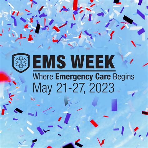 EMS Week 2023 Breakdown: Access Daily Resources! | EMS.gov