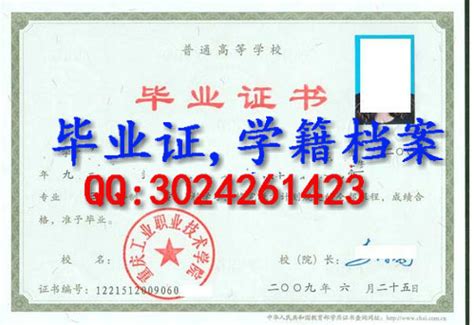 重庆工业职业技术学院毕业证样本- 毕业证书定制|毕业证编号查询网