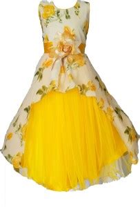 My Lil Princess Indi Girls Maxi/Full Length Party Dress Price in India ...