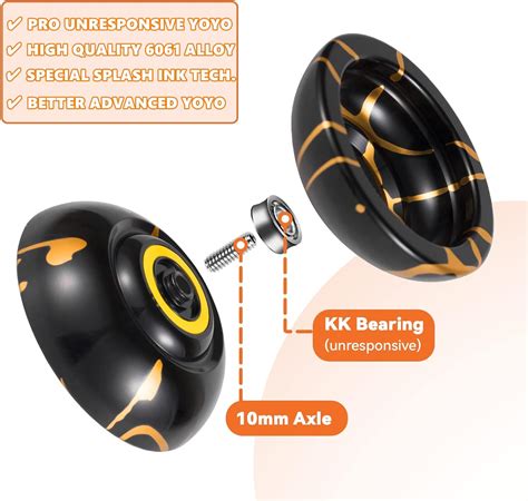 Buy MAGICYOYO Professional Unresponsive Yoyo N11&Y03 Yoyo 2 Pack, Pro ...