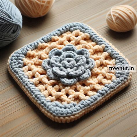How to Make a Waffle Stitch Crochet Coaster