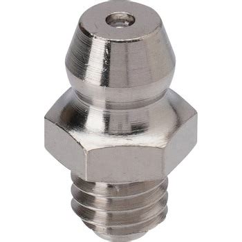 A-M6×1.0-M グリースニップル A型 (黄銅メッキ付) ノーブランド ねじ寸法M6×1.0 1個 - 【通販モノタロウ】