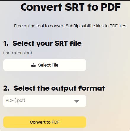 [Full Guide] Top 2 Tools to Convert SRT to PDF Online