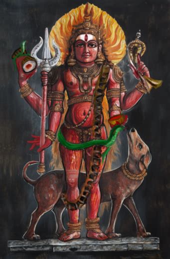 Kaal Bhairav Digital Art – Fierce Protector Form of Lord Shiva | High ...
