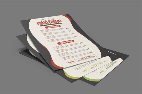 Food Menu Card Design 的图像结果
