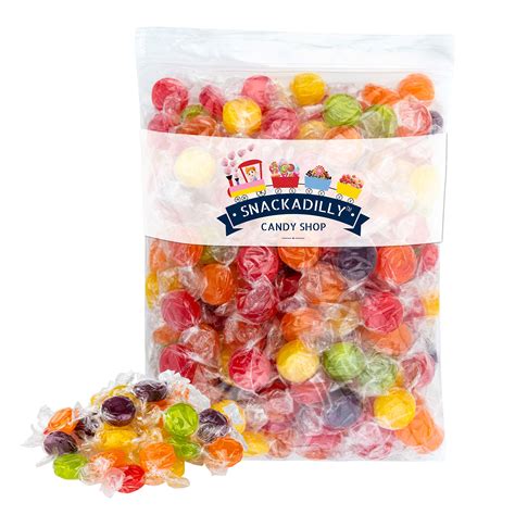 Buy Snackadilly Fruit Flavored Hard Candy - VALUE SIZE 3 Pound Bag ...