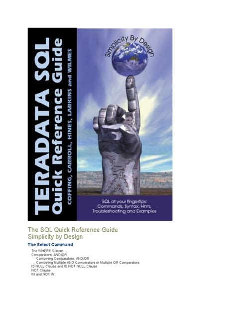 Image result for Best SQL Reference Guide PDF