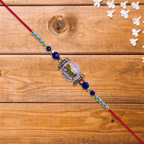 Traditional Elephant Motif Rakhi Design
