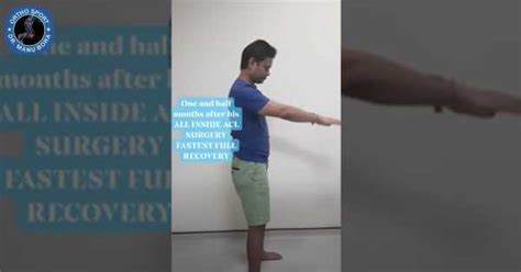 Fastest Recovery After Anterior Cruciate Ligament {Acl} Surgery by Dr ...
