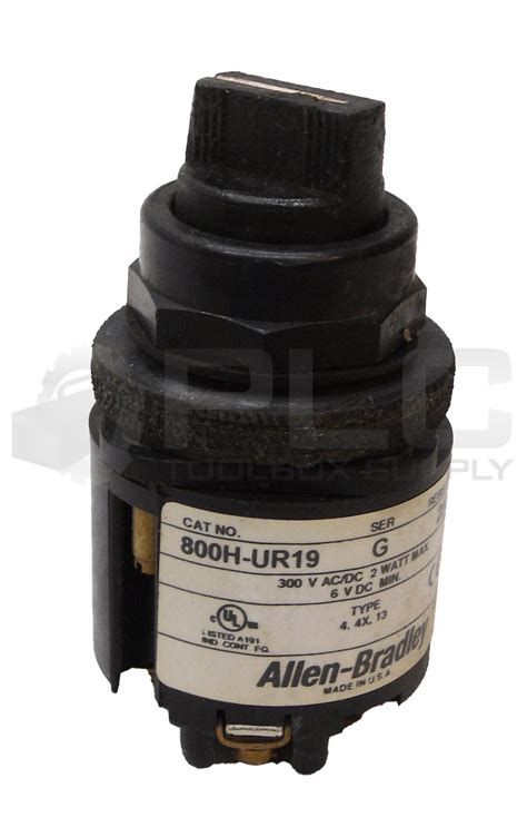 ALLEN BRADLEY 800H-UR19 /G POTENTIOMETER 300V AC/DC 2W 2500 OHMS - PLC ...