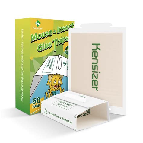 Buy Kensizer 50-Pack Mouse & Insect Glue Traps Trampas para Ratones ...
