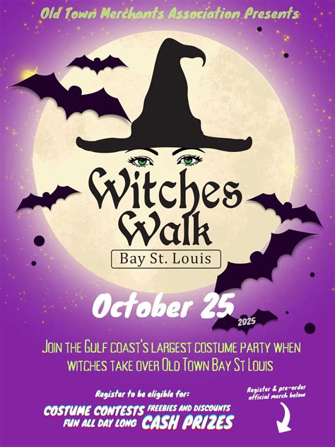 October 2025 Witches Walk - Old Town Bay Saint Louis