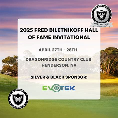 We're proud to sponsor the 2025 Fred Biletnikoff Hall of Fame ...