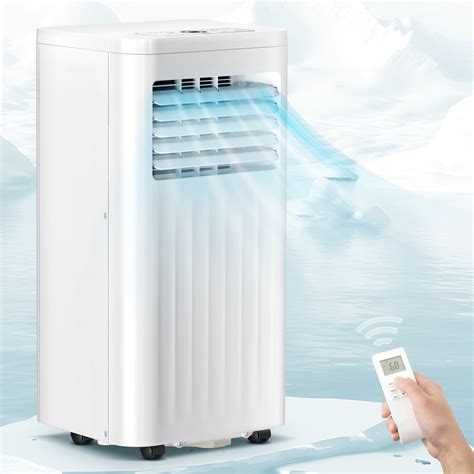 KISSAIR 4-in-1 Portable Air Conditioner, 5,000 BTU, Dehumidifier, Fan ...
