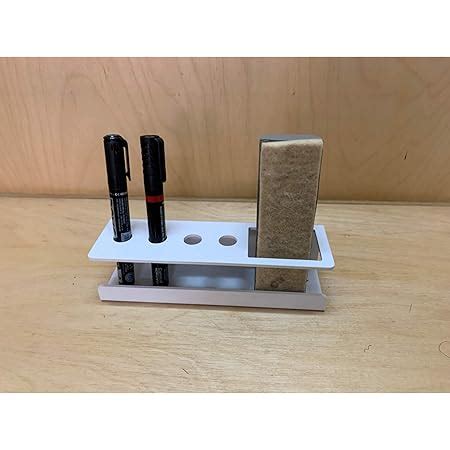 DLCCREATION Duster Holder & Whiteboard Marker | Color Black in 3mm ...