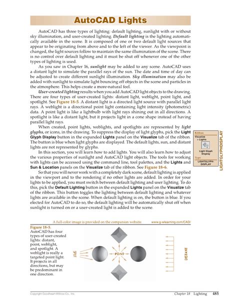 Image result for AutoCAD Light Settings Explained