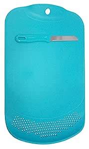 Buy Kotak Sales Chop & Drain Vegetables Fruits Chopping Board Sleek ...