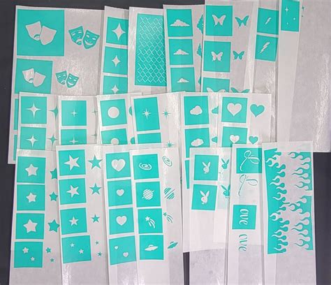 Big Airbrush Nail Stencils Bundle – Glam Goodies