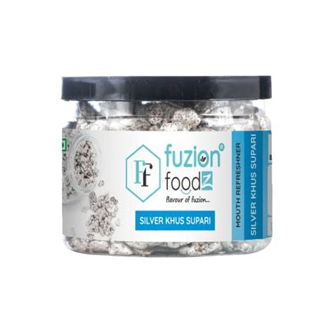 Fuzion Foodz Silver Khus Supari - Mouth Freshener- Sliver Coated Soft ...