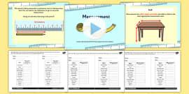 Units of Measurement Warm-Up PowerPoint | Length PowerPoint