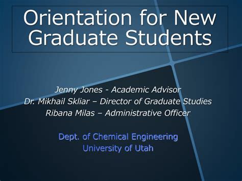 Image result for Program Orientation for Graduating Students