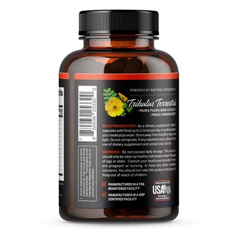 L-Arginine Nitric Oxide Capsules - 1655mg Pre-Workout For Muscle ...