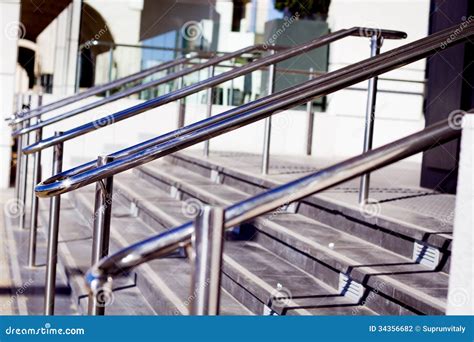 Beautiful Stainless Steel Railings Stock Photo - Image of rails, stair ...