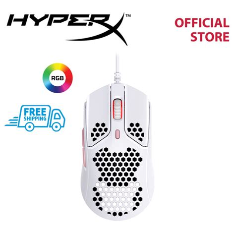 Image result for HyperX Pulsefire Haste White RGB