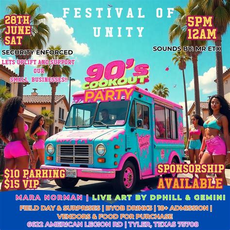 90’s FESTIVAL KICKBACK, 6622 American Legion Rd , Tyler, 28 June to 29 ...